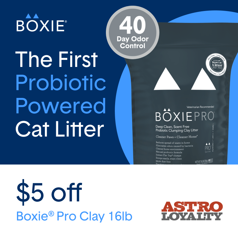 Boxiecat probiotic litter